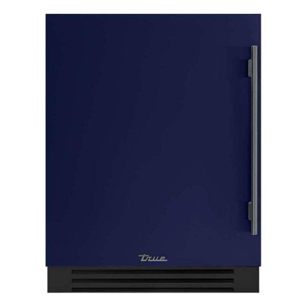 True ADA Height 24 Inch 40 Bottle Left Hinge Outdoor Wine Cabinet - Cobalt w/ Pewter Handle - TUWADA-24-LS-A~078-H05