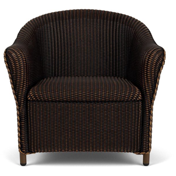 Reflections Lloyd Loom Club Chair in Mink by Lloyd Flanders