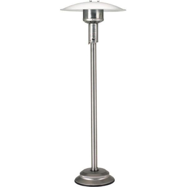 Patio Comfort 41,500 BTU Natural Gas Infrared Portable Patio Heater - Stainless Steel