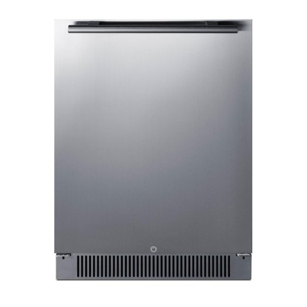 Summit 24-Inch 4.6 Cu. Ft. Outdoor Refrigerator - Black - FF65BSS