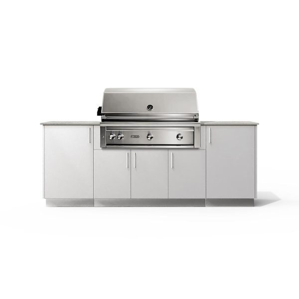 Urban Bonfire Sierra 42 Outdoor Kitchen w/ Lynx Propane Grill, Keon Dekton Countertop & Chantilly Finish - B-Sierra-42-Lynx-Keon-Chantilly