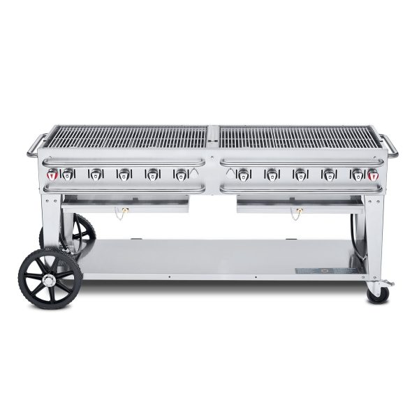 Crown Verity 72-Inch Single Inlet (50 or 100 LB Tanks Only) Rental Propane Grill - CV-RCB-72-SI 50/100