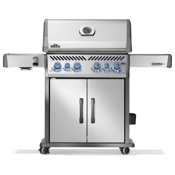 Napoleon Rogue PRO-S 525 4-Burner Propane Grill w/ Side Burner & SafetyGlow - RPS525RSIBPSS-2
