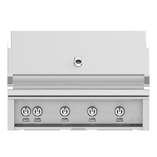 Hestan 42-Inch Built-In Propane Gas Grill W/ Sear Burner & Rotisserie - Steeletto - GMBR42-LP-SS