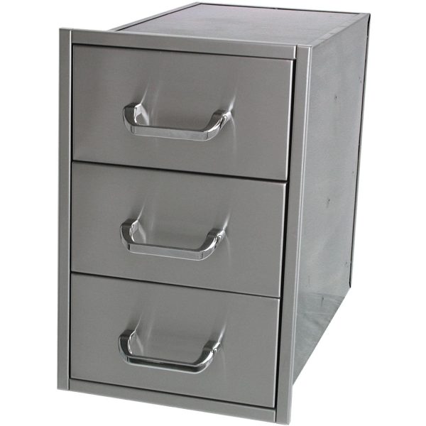 Solaire 14 Inch Extra Deep Triple Access Drawer - SOL-3D14D