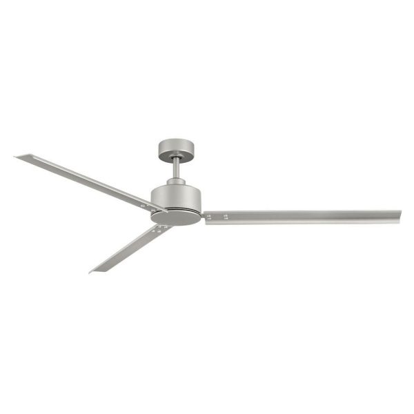 Hinkley Lighting Indy 72-Inch Indoor / Outdoor Ceiling Fan - Brushed Nickel - 900972FBN-NWA