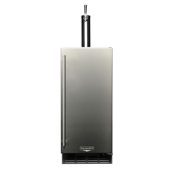 Kalamazoo Signature 15 Inch Refrigerated Keg Tapper - Right Hinge - Lock - 1 Tap - K-HP15TO-4-1RL-S4